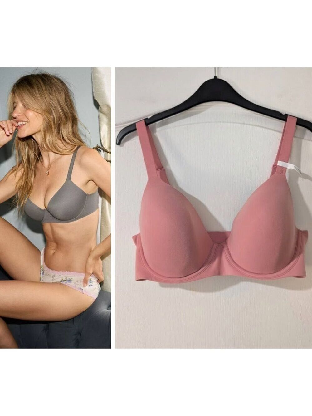 NEW Aerie | Full Coverage Lightly Lined Bra in Pink 36D